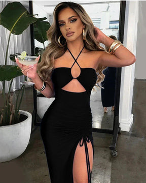 Vestido Feminino Longo Elegante - Fleur