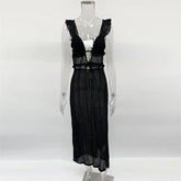 Vestido Feminino Longo de Tricot - Reina