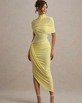 Vestido Longo Elegante Slim - Verena