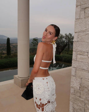 Vestido Longo sem Alças Tricot - Romilly