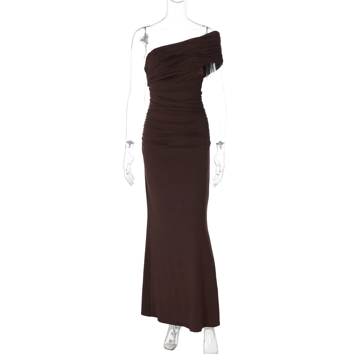 Vestido Longo Elegante Slim sem Alças - Ginevra