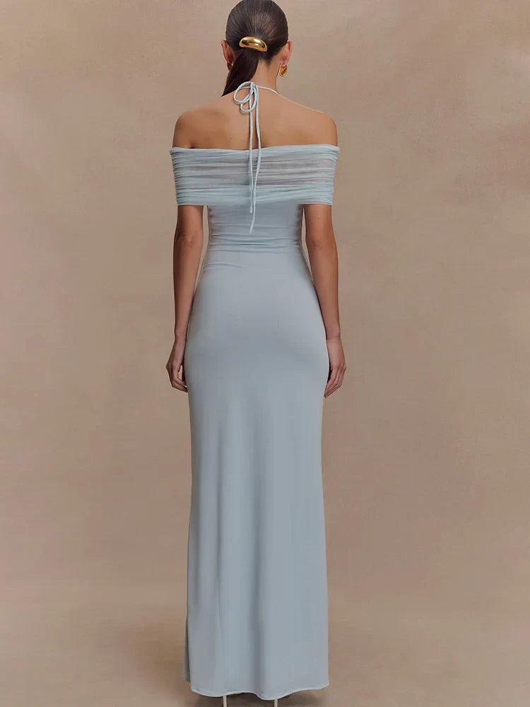 Vestido Longo sem Alças Elegante - Rosalind