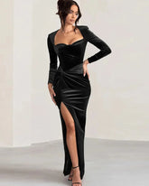 Vestido Longo Manga Comprida Adriana - PRIME