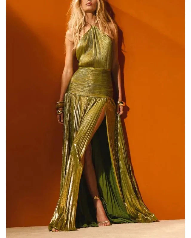 Vestido Longo sem Alças para Festa - Tindra