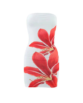 Vestido Curto com Estampa Floral - Elodie