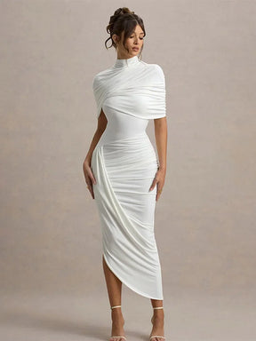 Vestido Longo Elegante Slim - Verena