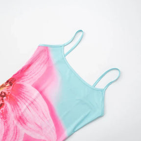 Vestido Curto com Estampa Floral - Mariana