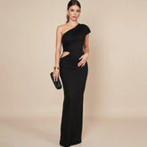 Vestido Longo Slim Elegante Sofisticado - Violetta