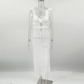 Vestido Feminino Longo de Tricot - Reina