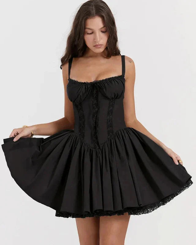 Vestido Curto Elegante sem Alças Giada Clássico - PRIME