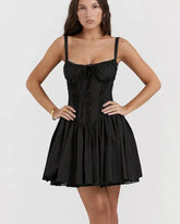 Vestido Curto Elegante sem Alças Giada Clássico - PRIME