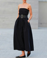 Vestido Longo Casual sem Mangas - Xena