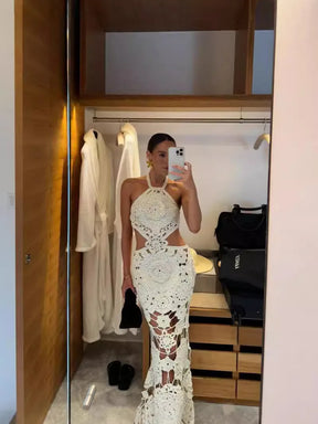 Vestido Longo sem Alças Tricot - Romilly