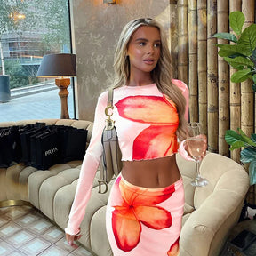 Vestido Longo com Estampa Floral - Amara