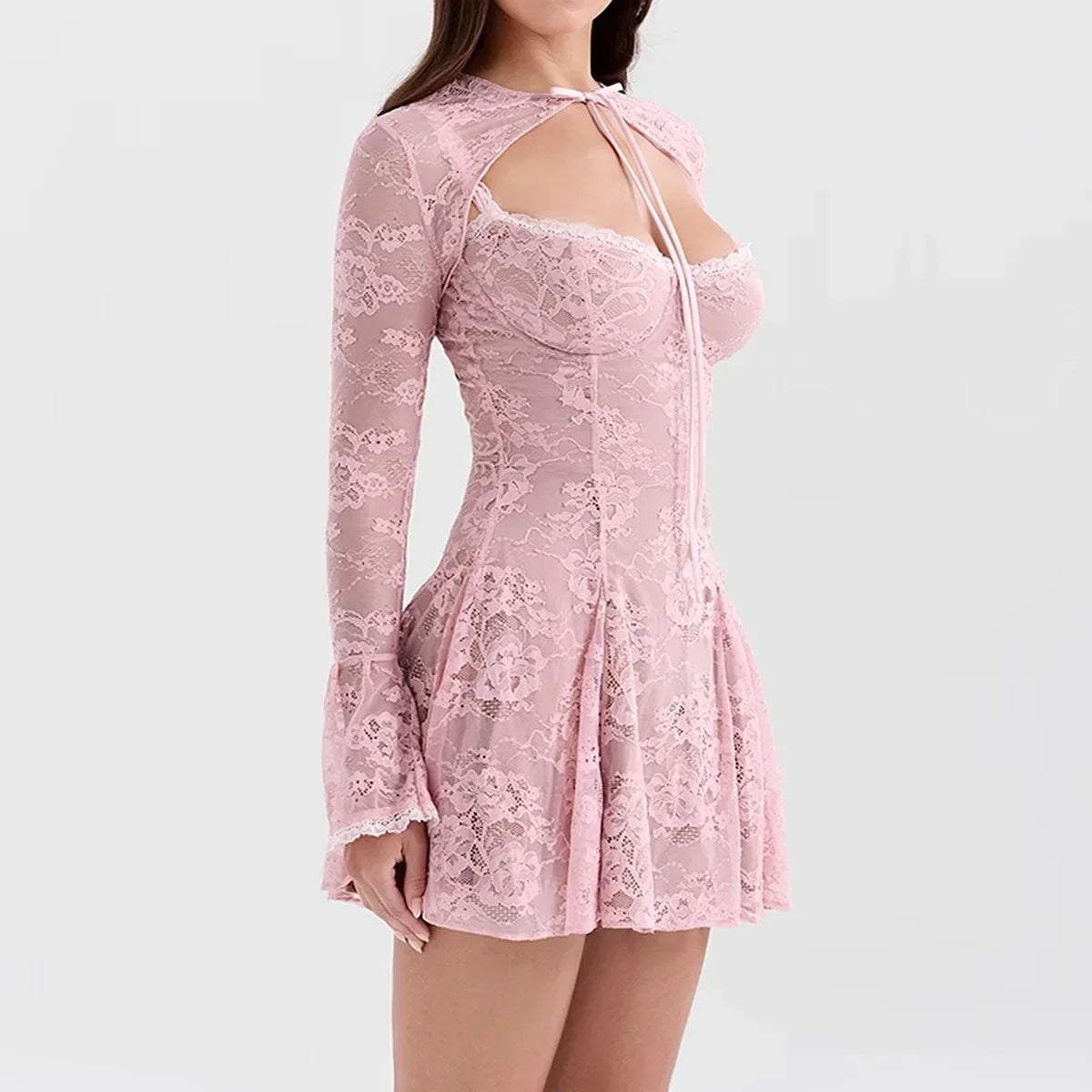 Vestido Curto Manga Comprida Danika - PRIME