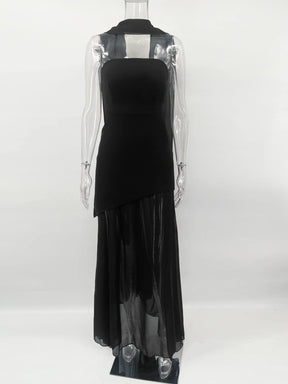 Vestido Longo sem Alças Elegante - Elspeth