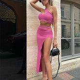 Vestido Midi Slim sem Mangas Elegante - Thora