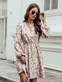 Vestido Feminino Midi Floral - Encanto Rústico