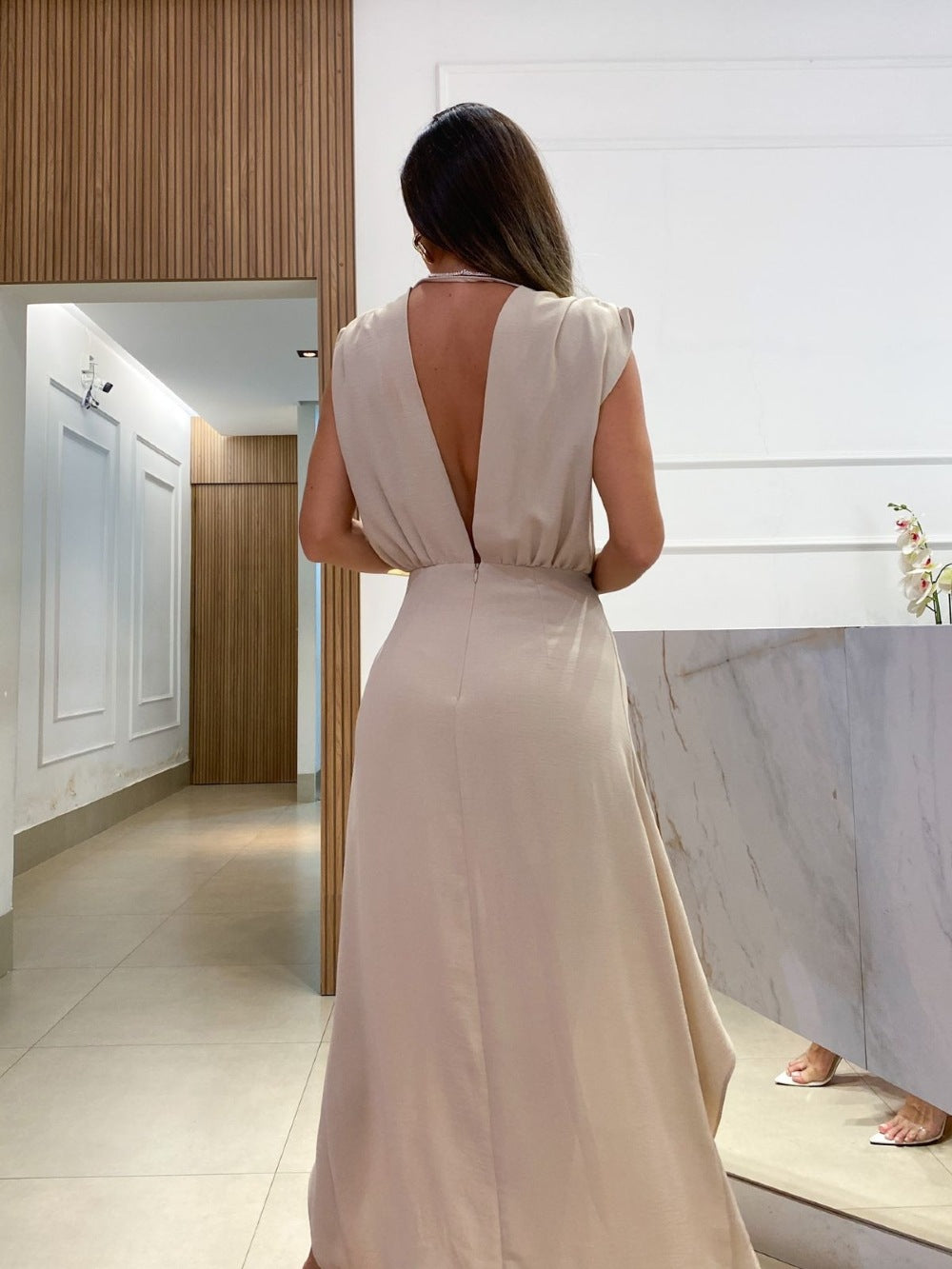 Vestido Moderno com Caimento Elegante - Ursula