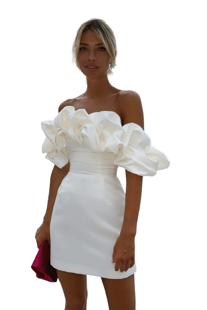 Vestido Curto Feminino com Caimento Perfeito - Isadora