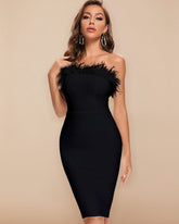 Vestido Toque Clássico com Elegância Feminina - Marisa