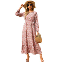 Vestido Feminino Longo Estampado Floral - Helena