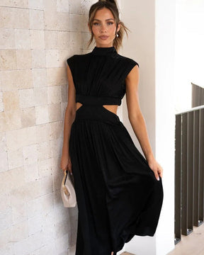 Vestido Feminino Longo Estilo Elegante e Casual - Isolde