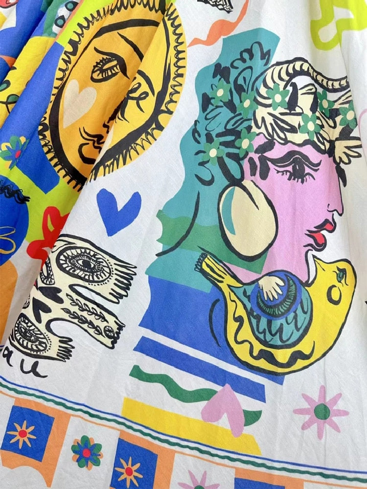 Vestido Longo Casual Chic Estampado- Lorelei