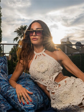 Vestido Feminino Longo Verão Tricot - Lygia