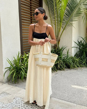 Vestido Feminino Longo Casual Clássico - Ash