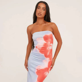 Vestido Feminino Longo Tomara que Caia Floral - Wave
