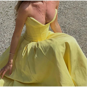 Vestido Longo Casual Elegante Premium - Tereza